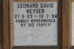 Keyser, Leonard David