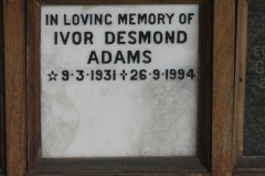 Adams, Ivor Desmond