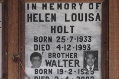 Holt, Helen Louisa + Holt, Walter