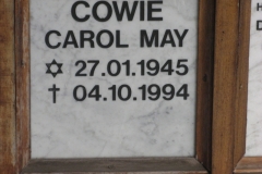 Cowie, Carol May