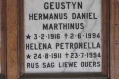Geustyn, Hermanus Daniel Marthinus + Geustyn, Helena Petronella