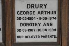 Drury, George Arthur + Drury, Dorothy Ann