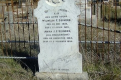 Beinke, Wilhelm F born 28 May 1852 died 21 July 1921 + Anna JE nee Engelbrecht born 20 August 1863 died 27 September 1924