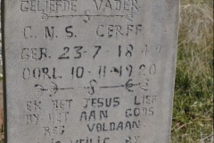 Cerff, CNS born 23 July 1849 died 10 November 1920