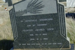 Louw, Francois Jacobus born 22 April 1883 died 19 April 1966