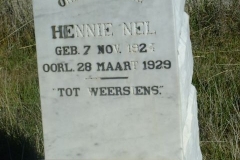 Nel, Hennie born 07 November 1924 died 28 March 1929