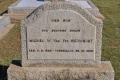 Niewoudt, Michiel W van Zyl born 11 August 1920 died 26 December 1956