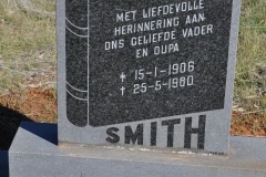 Smith, Jan H born 15 January 1906 died 25 May 1980