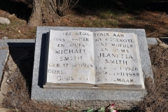 Smith, Michael born 17 December 1928 + Jeanetta Smith born 22 January 1926 died 13 November 1988