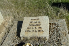 Van Heerden, Heila M nee Nienaber born 14 August 1881 died 10 July 1962