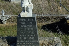 Van Wyk, Christo born 30 October 1955 died 01 June 1956