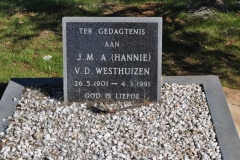 Van der Westhuizen, JMA Hannie born 26 May 1901 died 04 March 1991