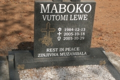 Maboko, Vutomi Lewe