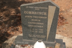 Combrinck, Sonja Catherina Dorothea nee Tchman
