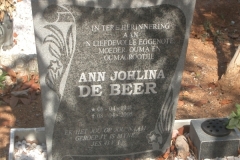 De Beer, Ann Johlina