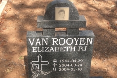 Van Rooyen, Elizabeth, P J
