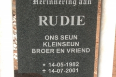 Unknown, Rudie