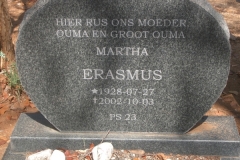 Erasmus, Martha