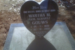 Gouws, Martha M nee Schartz