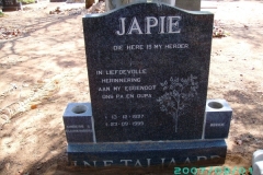 Inetaljaard, Japie