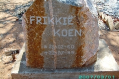 Koen, Frikkie