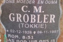 Grobler, C M