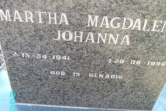 Illegible, Joey and  Martha Magdalena Johanna