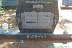 Rademan, Katie and Rademan Connie