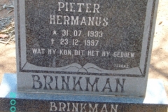 Brinkman, Pieter Hermanus