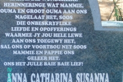 Erasmus, Anna Catharina Susanna