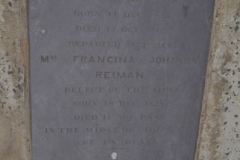 Hayward, Willam Henry and Mrs. Francina Johanna Reiman