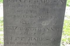 Harrison, John F. F. + Harrison, Elizabeth Hannah