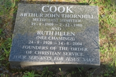 Cook, Arthur John Thornhill + Cook, Ruth Helen