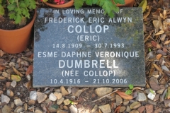 Collop, Frederick Eric Alwyn + Dumbrell, Esme Daphne Veronique