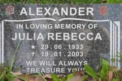 Alexander, Julia Rebecca