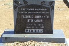 Venter,  Frederik Johannes Stephanus