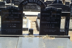 Van Niekerk, Susanna Catherina and Christiaan Jacobus