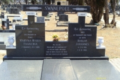 Swanepoel, Maryna Maria Francina nee Duminy and Roelof Johannes