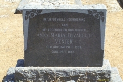 Venter,  Anna Maria Elizabeth nee Botha