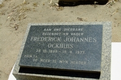 Ockhuis, Frederick Johannes